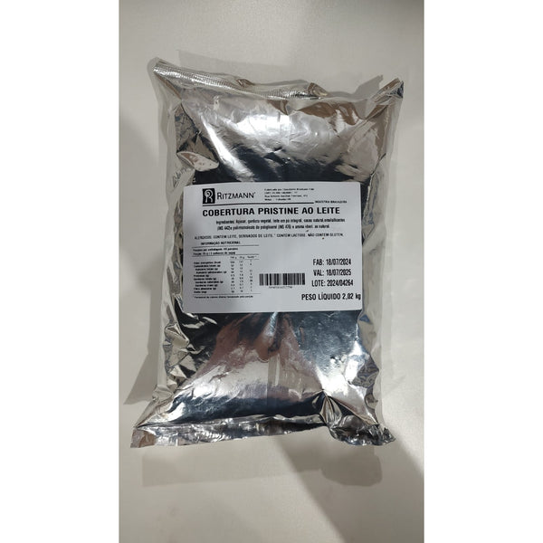 10370 COBERTURA PRISTINE AO LEITE 2,02KG - RITZMANN