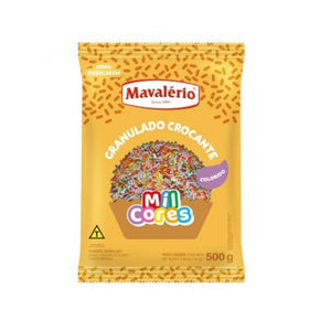 GRANULADO CROCANTE COLORIDO 500G  - MAVALÉRIO