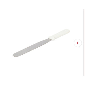 ESPATULA FLEXIVEL RETA COM CABO BRANCO 30CM REF IESG -30 - SOLRAC