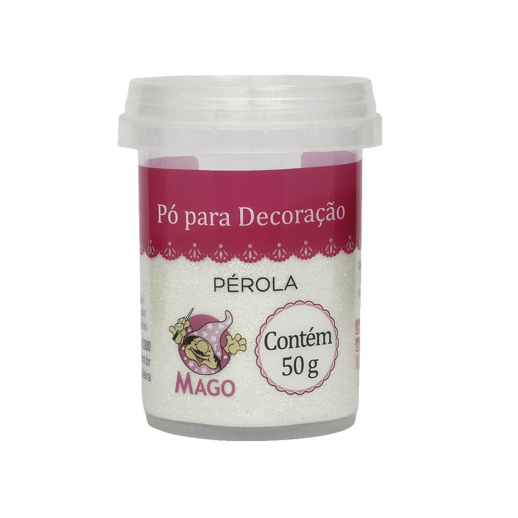 PÓ PARA DECORAÇÃO PÉROLA 50G - MAGO