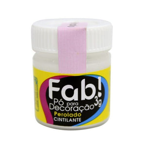 PÓ PARA DECORAÇÃO BRILHANTE PEROLADO 3G - FAB