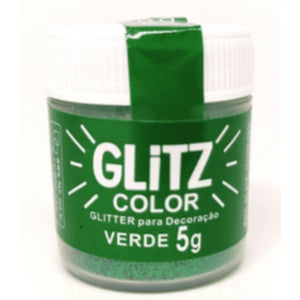 GLITTER PARA DECORAÇÃO VERDE  5G -FAB
