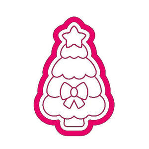 10400 KIT CORTADOR CARIMBO ARVORE DE NATAL 3D - RR CORTADORES