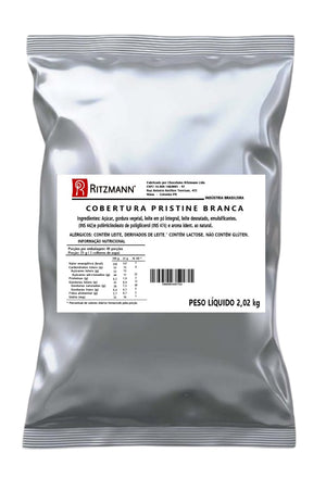 COBERTURA PRISTINE BRANCO 2,02KG - RITZMANN