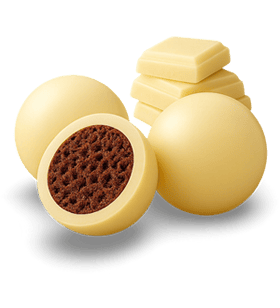 Drágeas de Cereal com Chocolate Branco